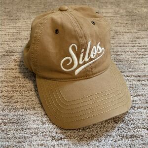 Magnolia Silos Tan Canvas Baseball Cap